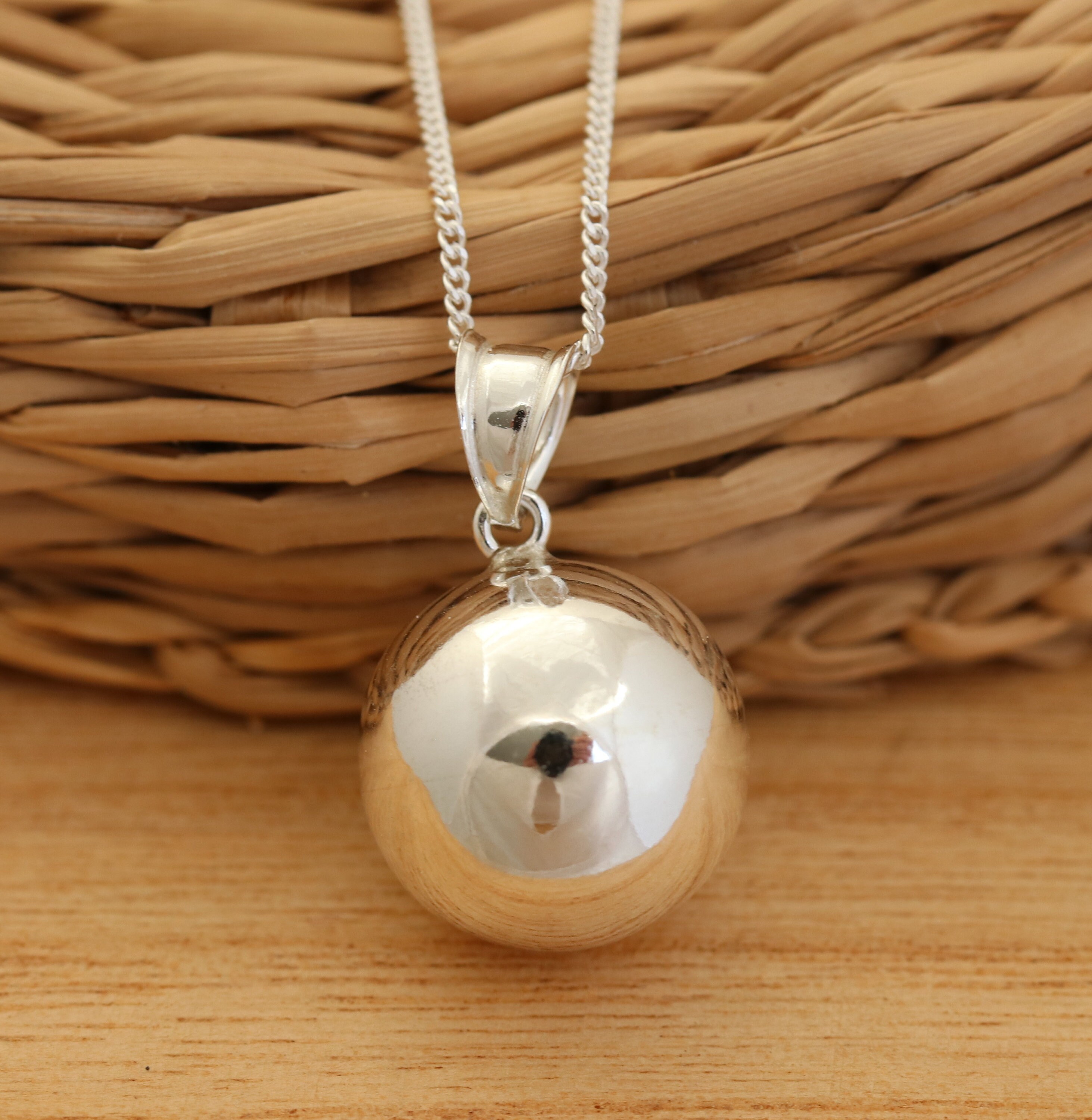 Collana A Barbazzale In Argento Sterling 925 – Catena Massiccia Lucida Con Sfere, Lunghezza 55 Cm, Larghezza 1,40 Mm, Unisex, Ideale Per Ciondoli