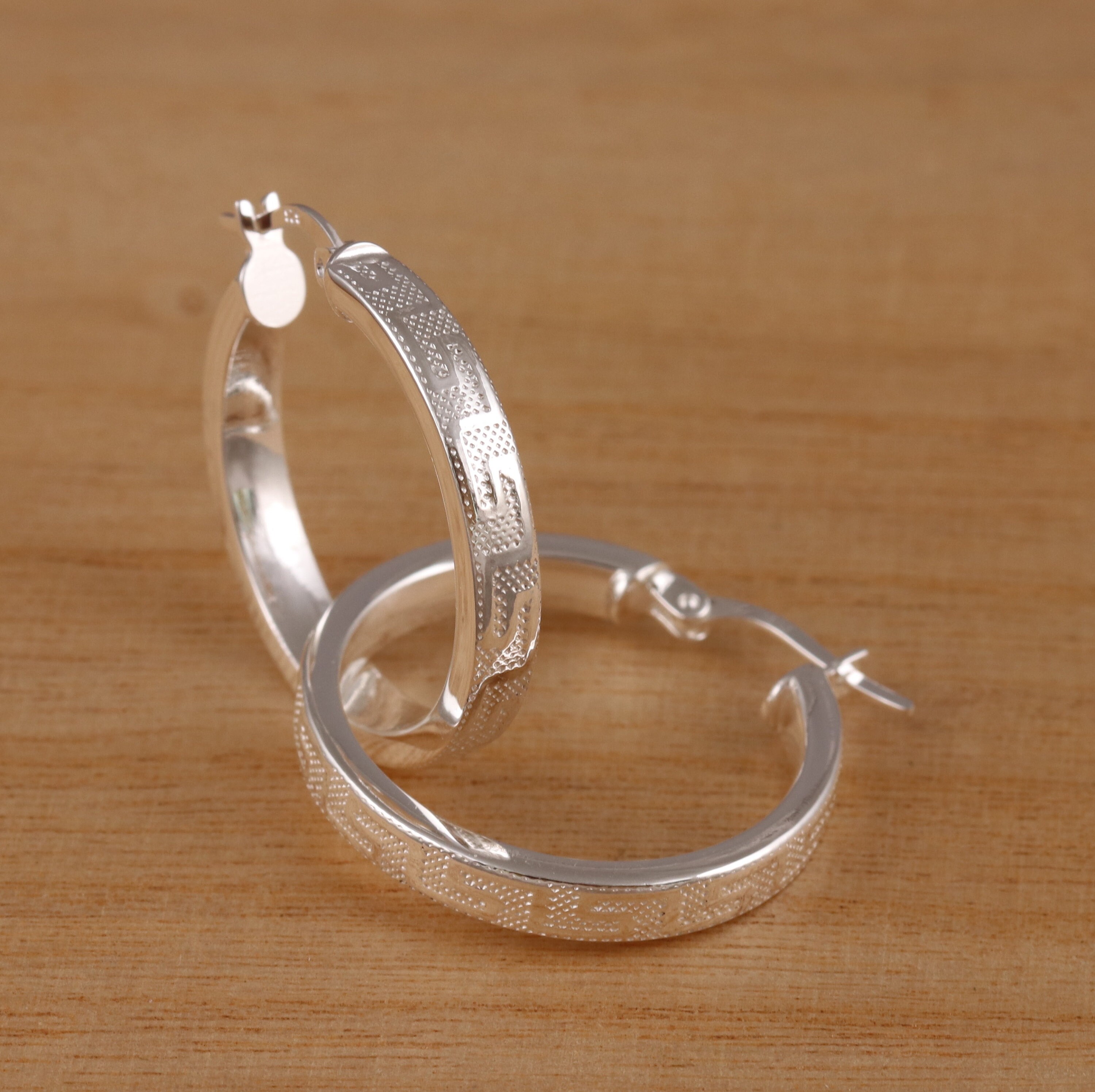 Orecchini A Cerchio Stroili In Argento - 15mm - Dartizio Gioielli - Foto 4