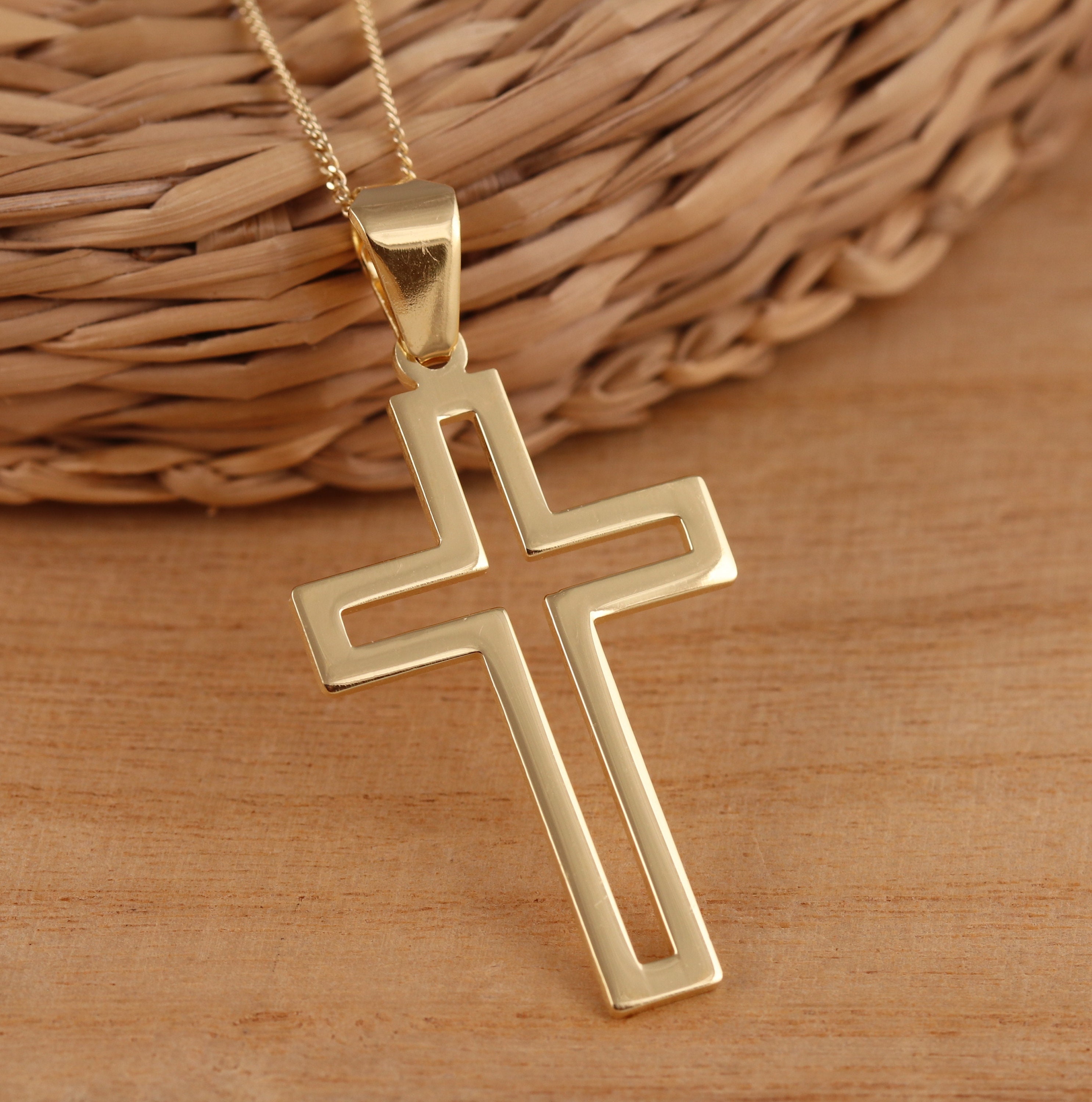 Argento 925 Placcato Oro Ciondolo Gesù In Argento Sterling 925, Placcato Oro Giallo E Rosa, Con Diamanti Simulati, Per Uomo - HarlemBling Tissot James Bond - Foto 4