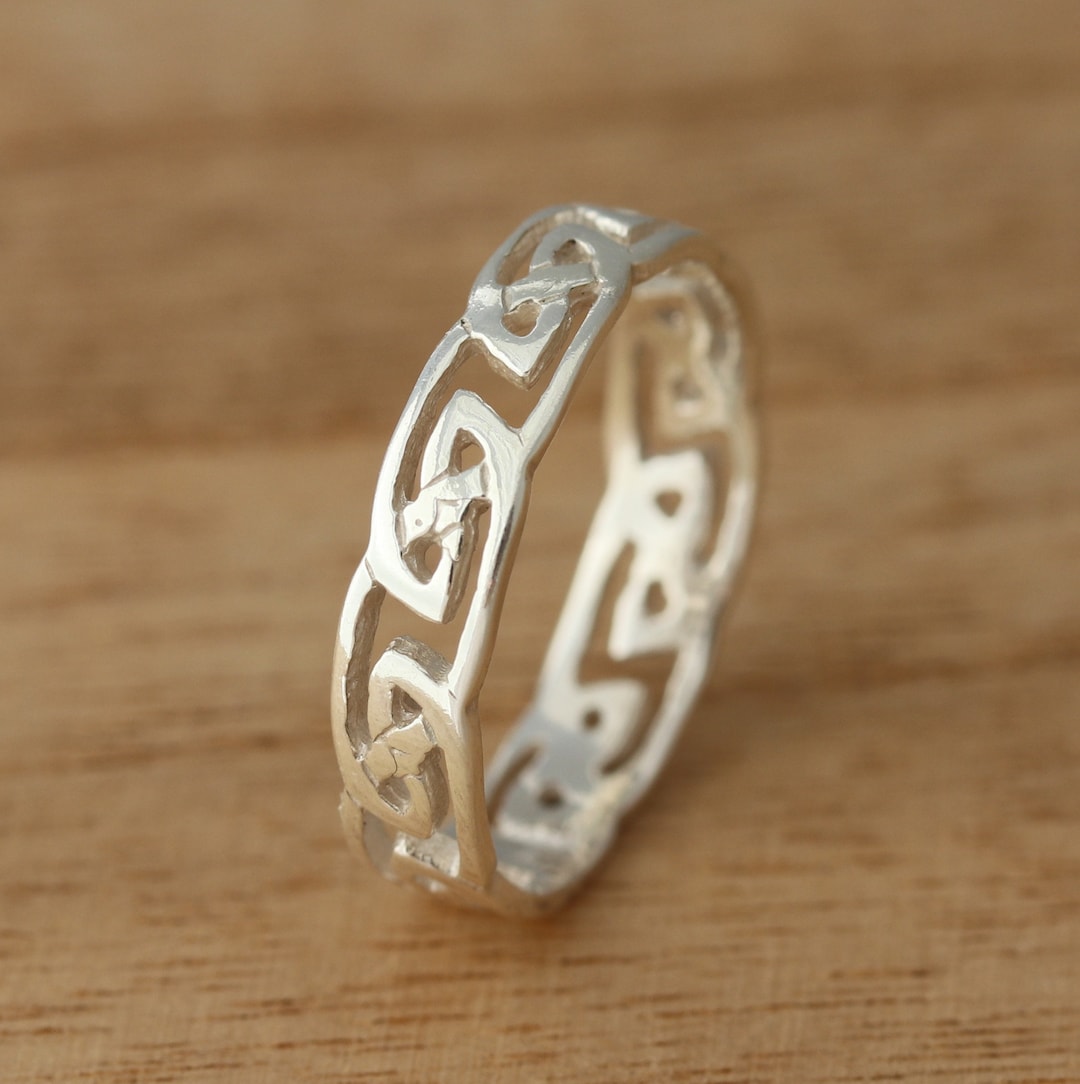 GULICX 925 Anello Celtica Everlasting Love Knot Filigrana Di Nozze - Foto 10