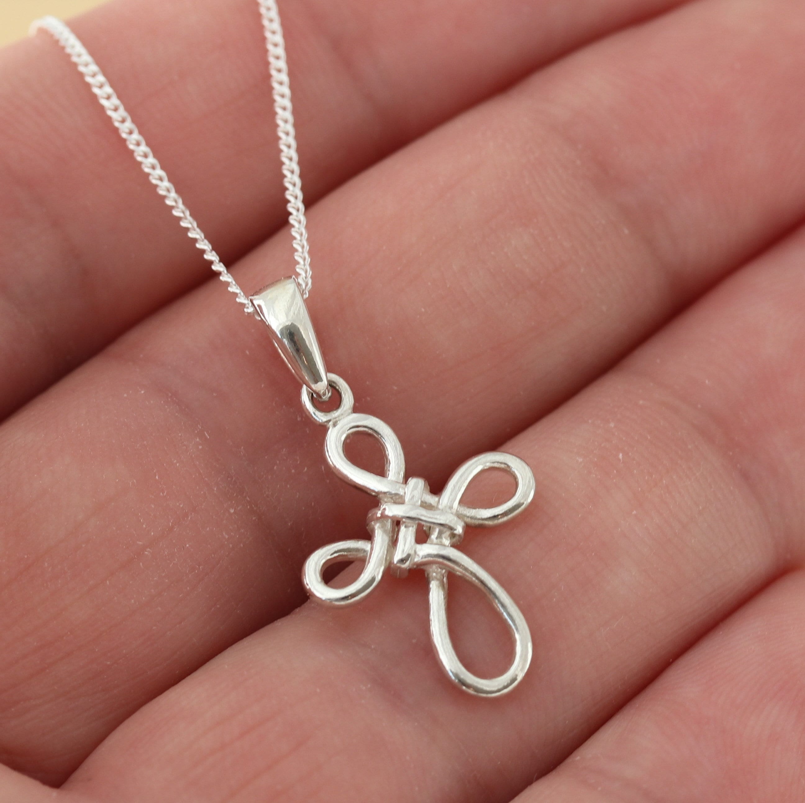 925 Sterling Silver Celtic Knot Cross Pendant Necklace – Gift Boxed - Etsy