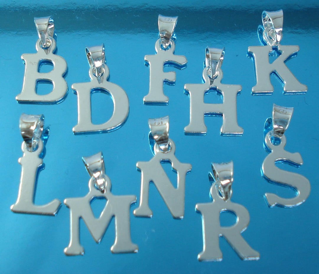 FUAMAY Dainty Women Letter Halskette 925 Sterling Silber A M S Letter Initial Ha - Foto 13