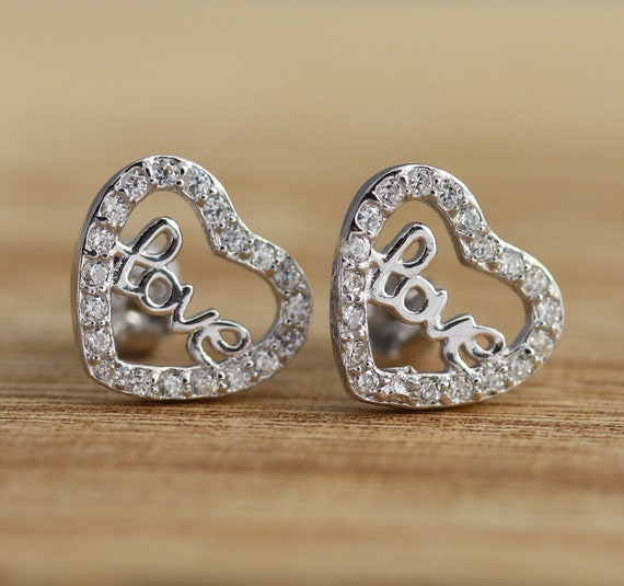 Orecchini da donna in argento sterling 925, diametro 10 mm, a forma di
