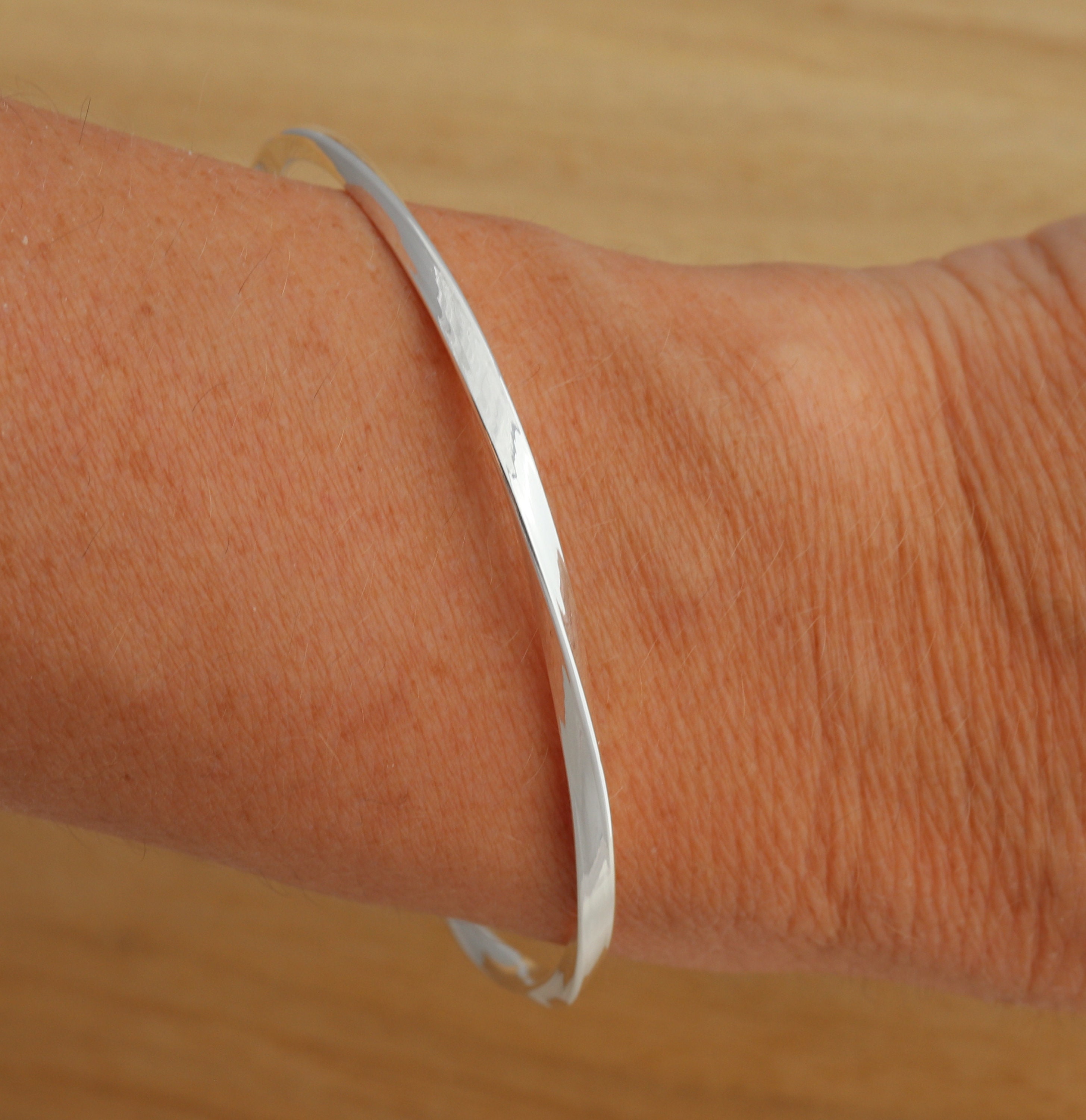アクセサリー Vintage Silver Twist Bar Bangle 925 Vintage 925 Sterling Silver Interlocking Twist Design Stack