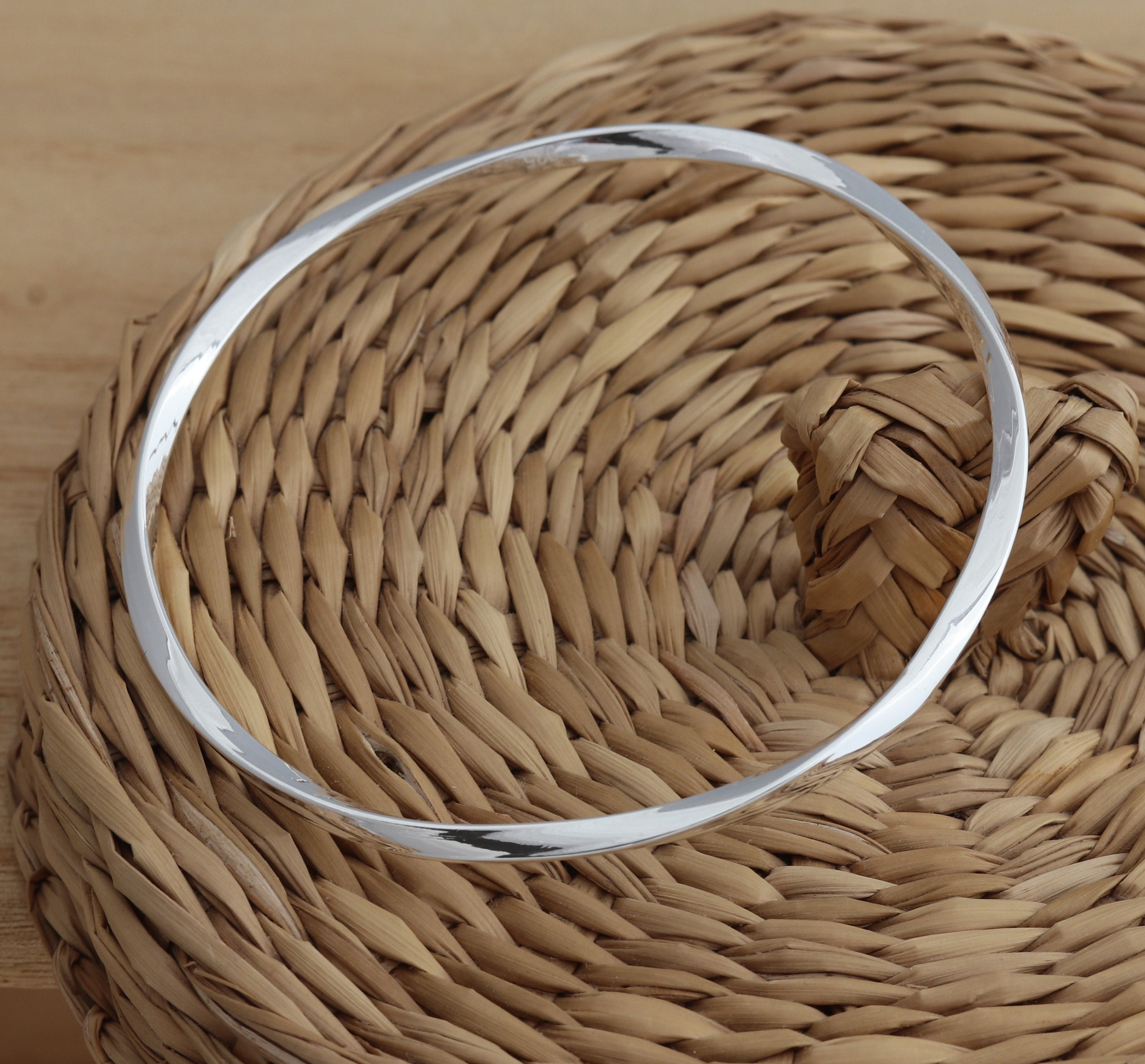 Pulsera Trenzada De Macramé De Nácar De Plata De Ley 925, Hecha En Turquía|Pulseras De Hilo