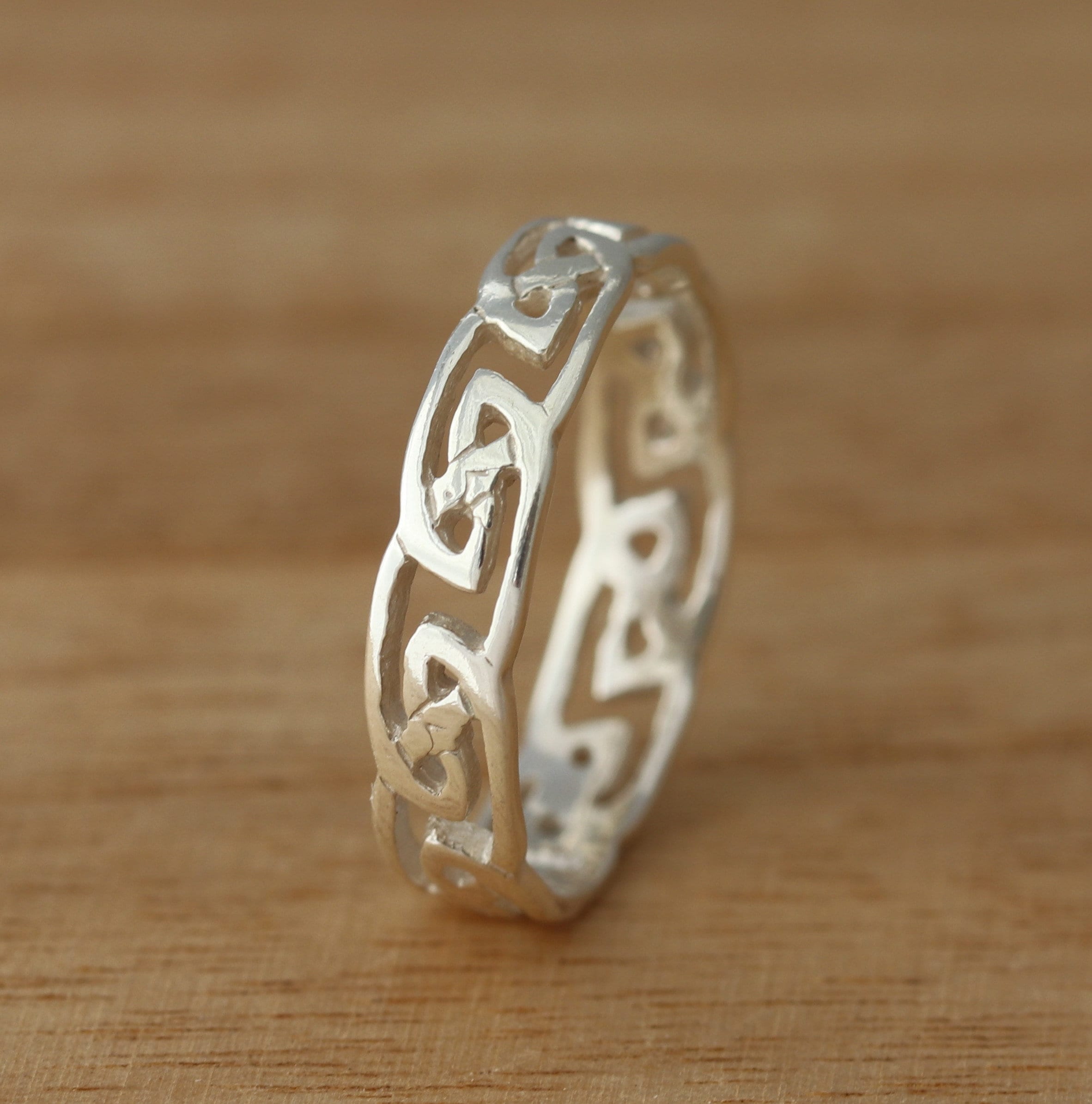 GULICX 925 Anello Celtica Everlasting Love Knot Filigrana Di Nozze - Foto 9