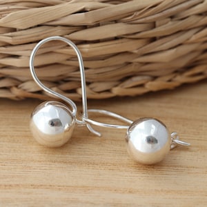 Orecchini a Spina Sfera 4mm Vero Argento 925 Sterling