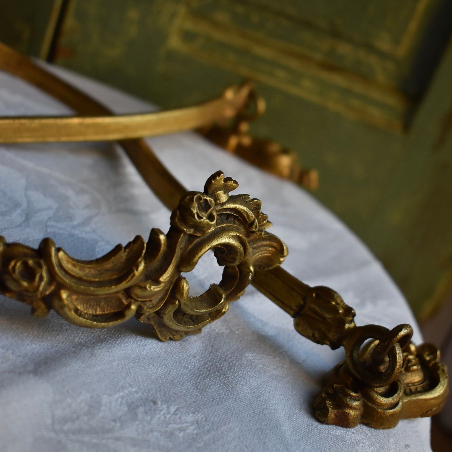 Antique Curtain tie back hooks Etsy