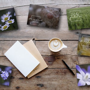 Tarjetas de fotografía con afirmaciones positivas personalizables? Tarjetas de Afirmación ( Affirmation Cards) 13 x 18 cm