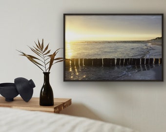 Photo print "Sunrise at the Baltic Sea"