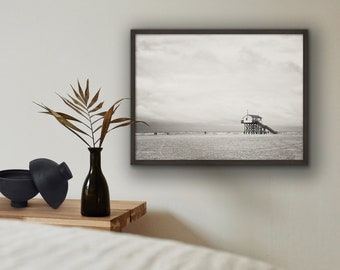 Fotodruck "Pfahlbau in Sankt Peter-Ording"