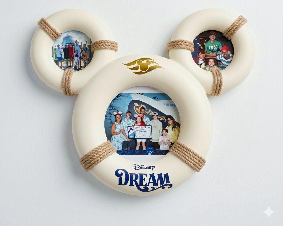 Disney Cruise Line Picture 6x8 Photo Frame | Custom Ship Name
