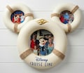 Disney Cruise Line Picture 6x8 Photo Frame | Custom Ship Name | Mickey Head Life Preserver Photo Display.