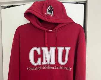Vintage Champion Carnegie Mellon University CMU Hoodie