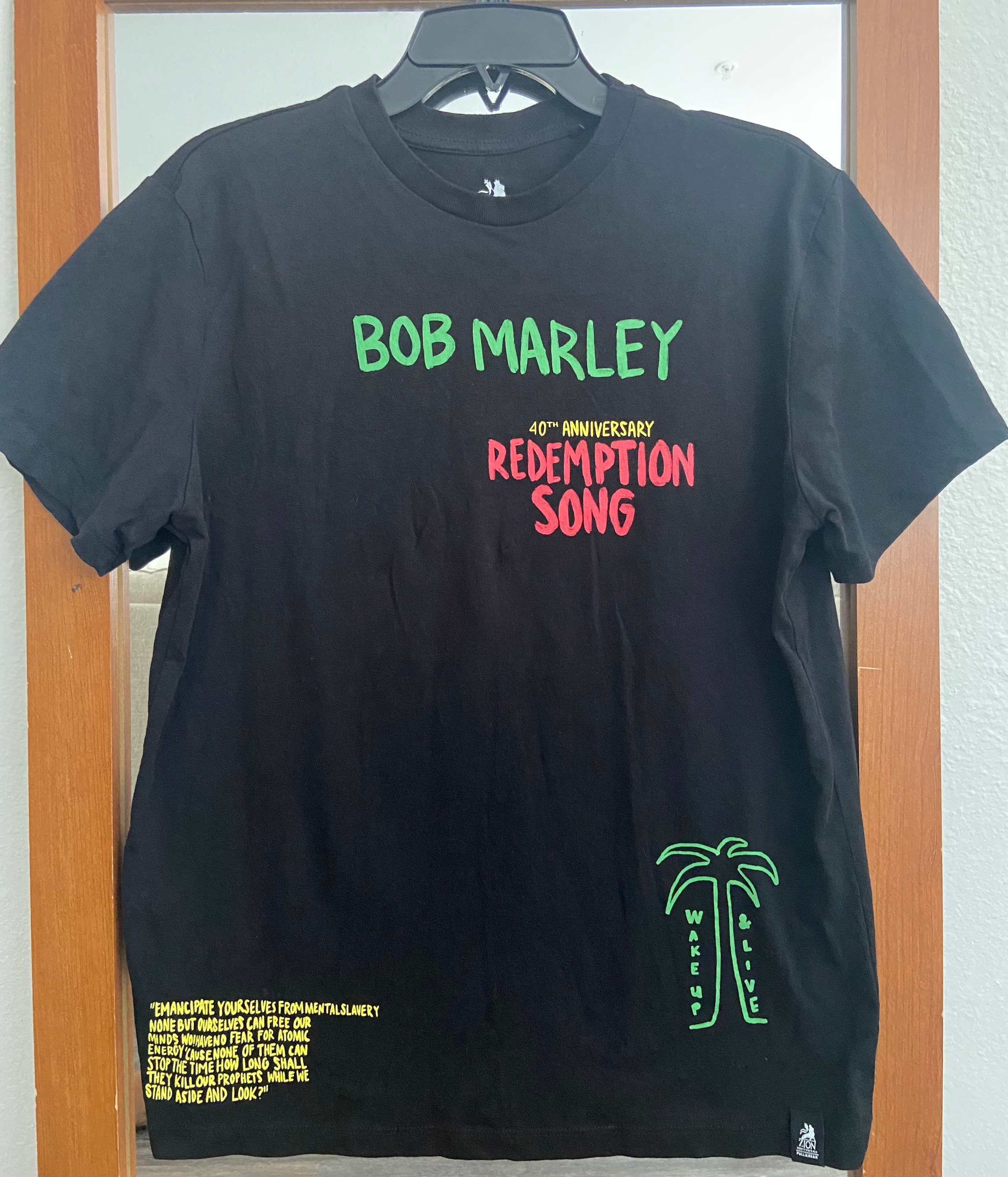 Bob Marley “redemption Song” 40th Anniversary T-shirt - Etsy