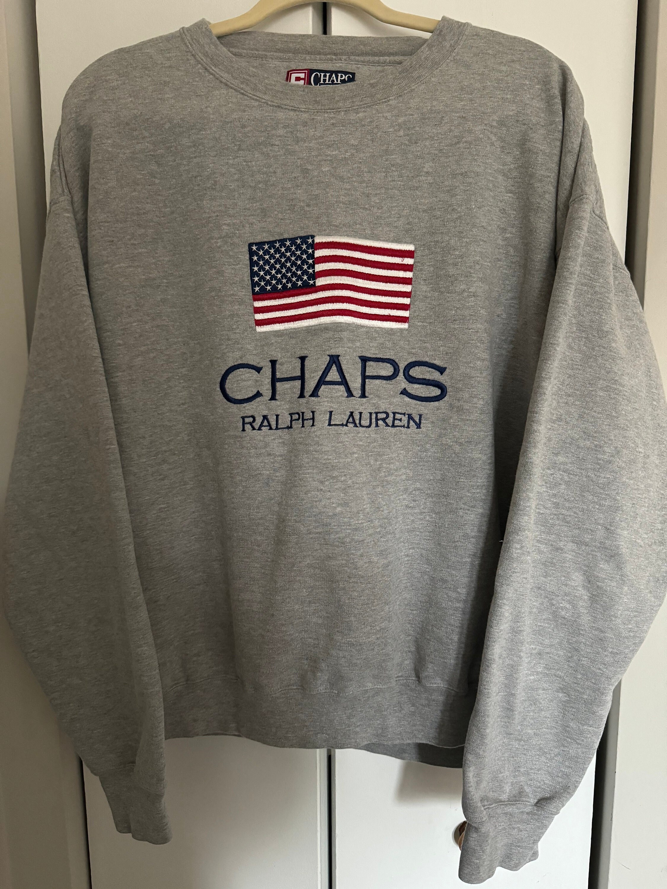 Chaps american shop flag sweater