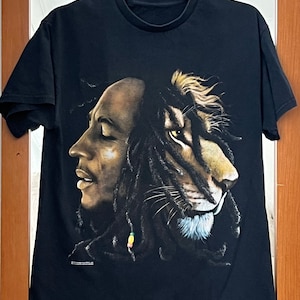 Vintage Bob Marley Lions Mane Short Sleeve Tee