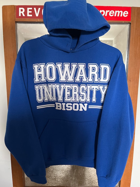 Vintage Howard University Bison Russell Athletic Hood… - Gem