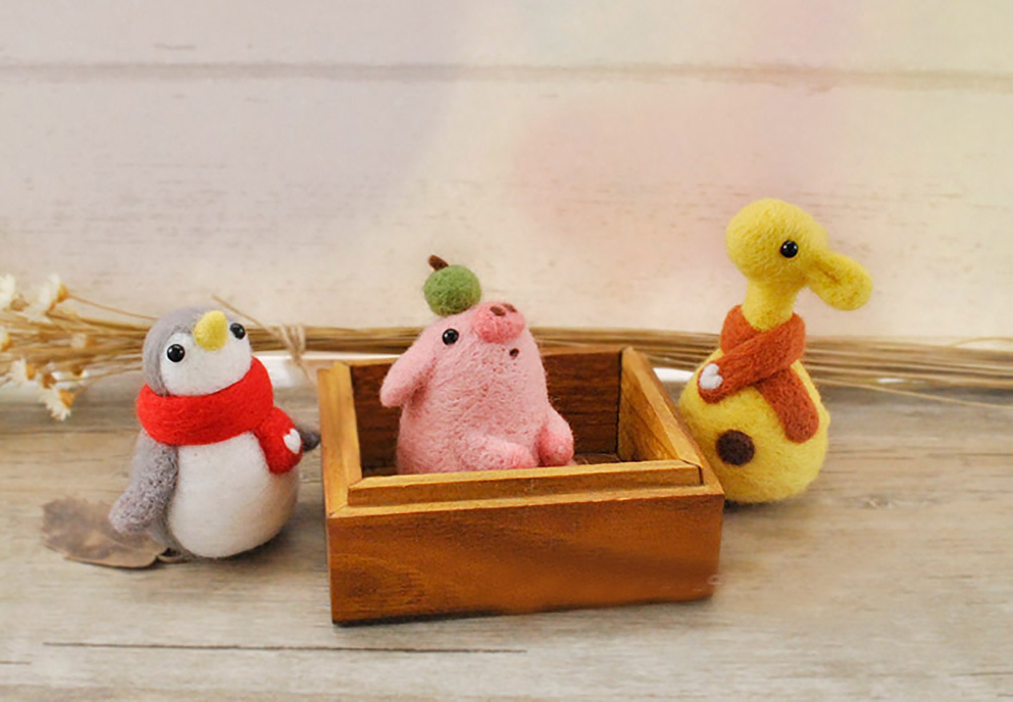 Kit de fieltro de aguja animal hecho a mano kit de material Etsy Kit de fieltro de aguja animal hecho a mano kit de material Etsy