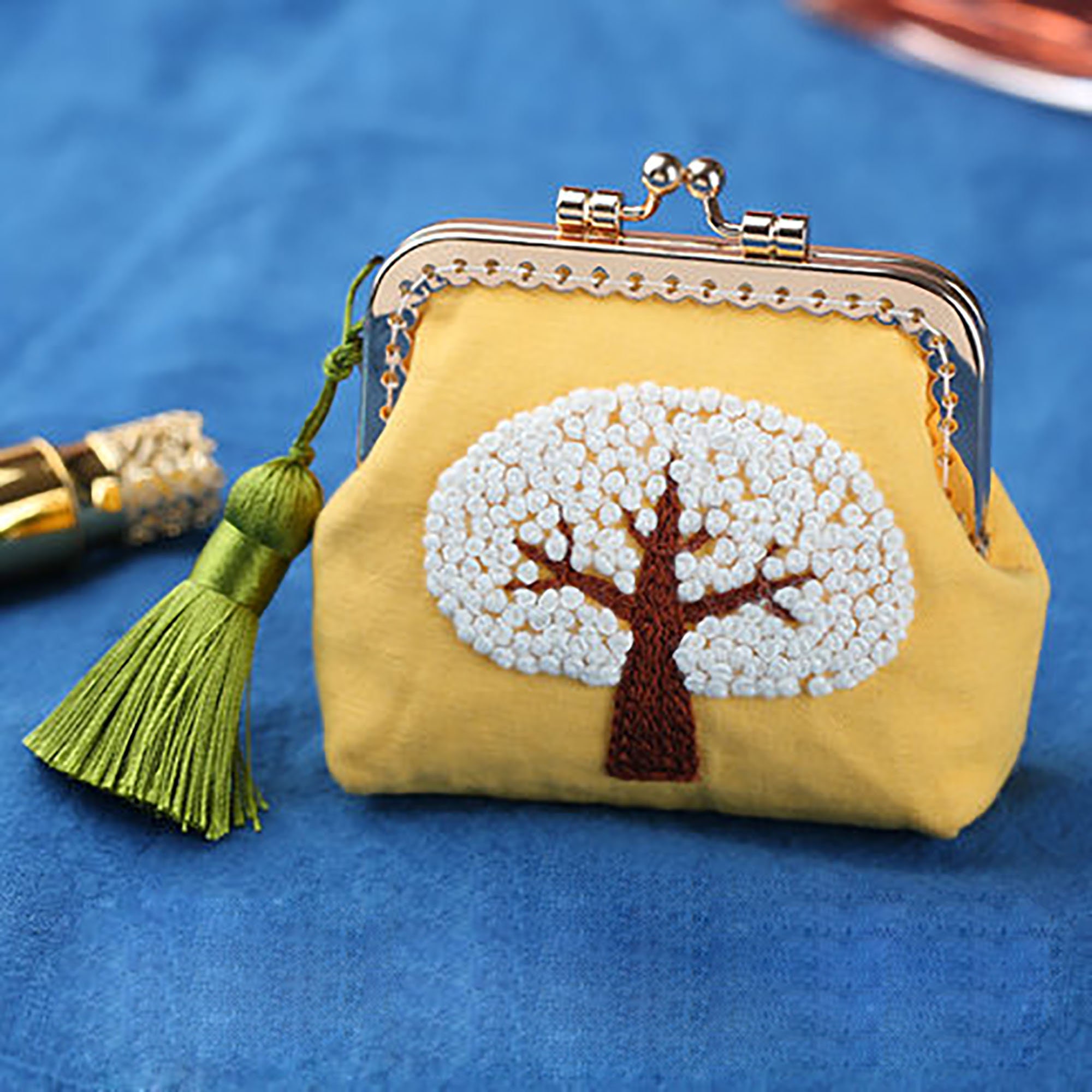 DIY Coin Purse Embroidery KitCoin Change Clutch Bag Kiss Lock Etsy