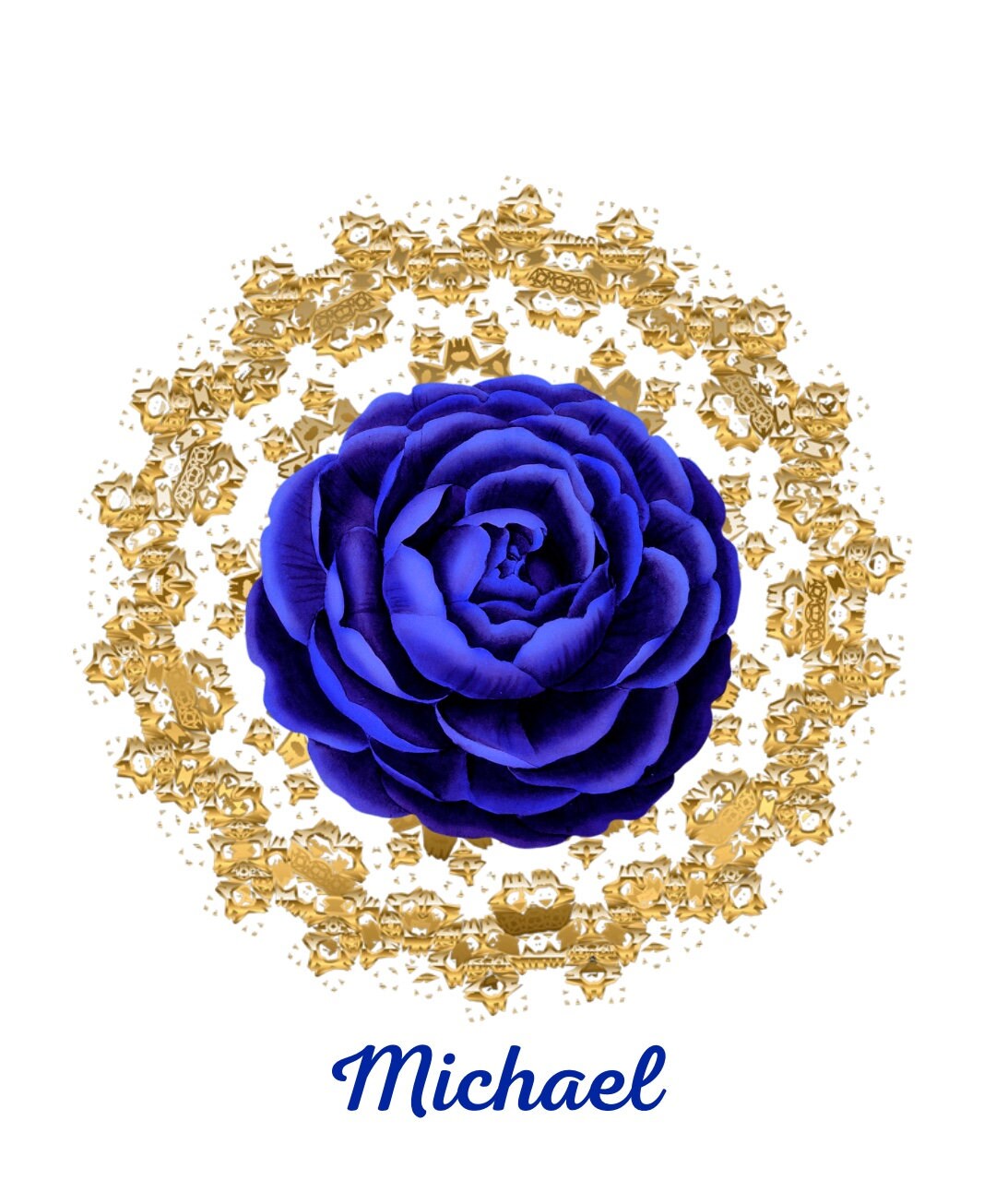 Wall Art Couple Name Floral Name Print INSTANT DOWNLOAD Etsy UK