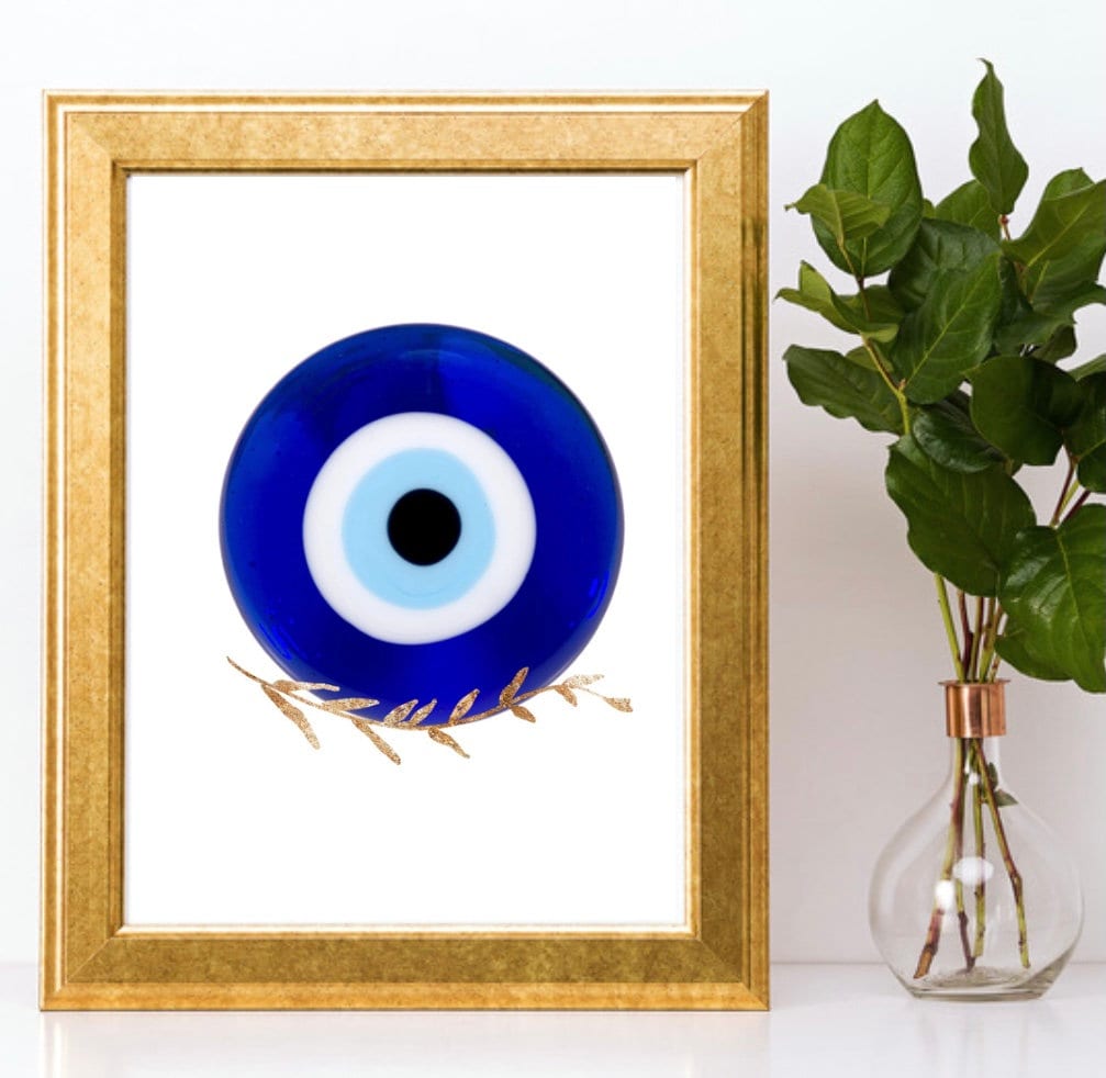 Evil Eye Wall Art Evil Eye Wall Decor Home Decor Printable Etsy