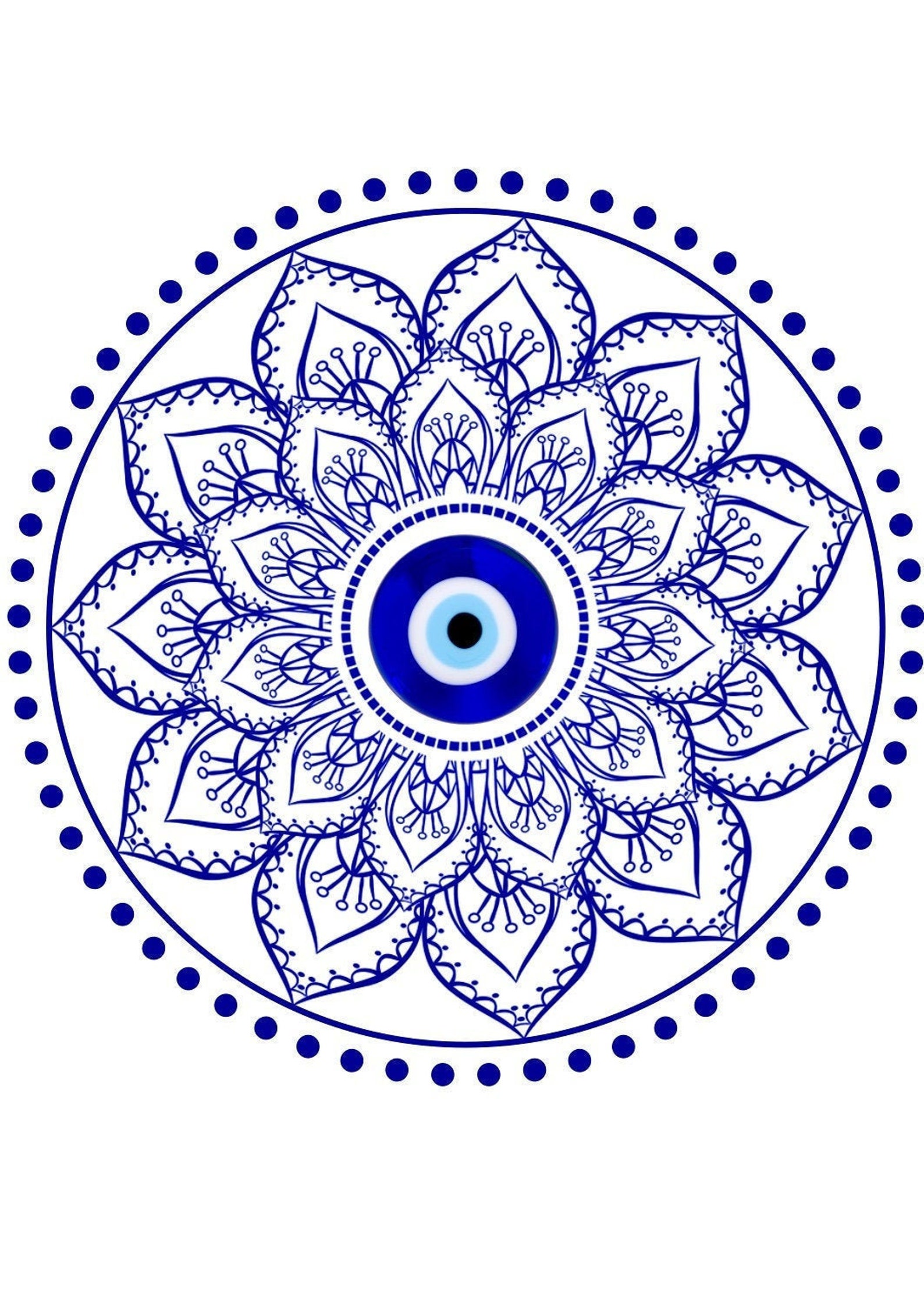 Evil eye digital prints