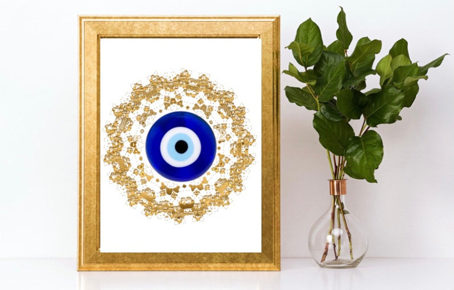 Evil Eye Wall Art Evil Eye Print Evil Eye Protection Home Etsy