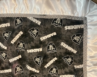 Las Vegas RAIDERS Custom Baby Custom blanket 38”x28”