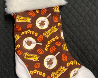 サンディエゴ・パドレスのカスタムクリスマスストッキング MLB野球
