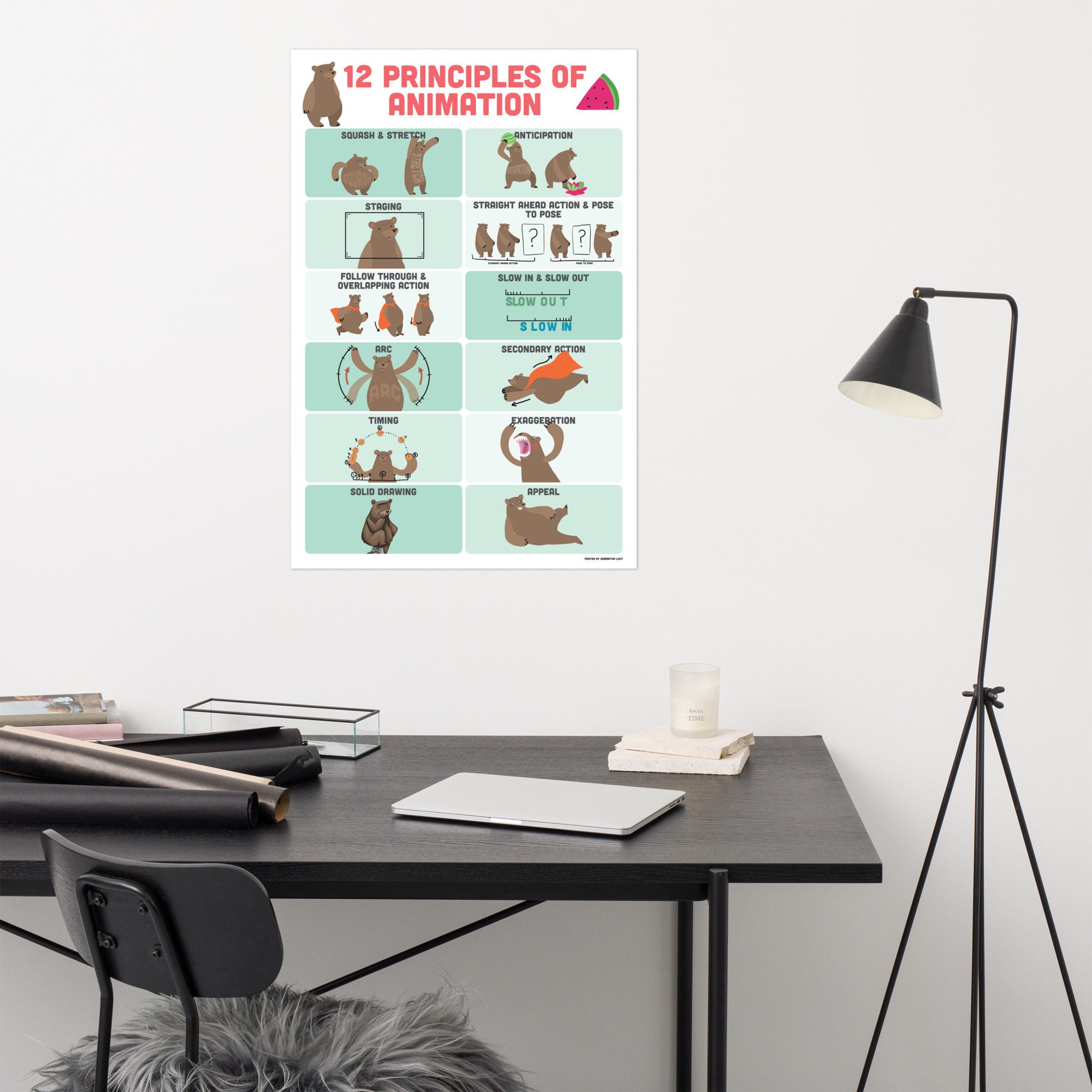 12 Principles of Animation Poster for Office or Studio Rules - Etsy 12 Principles of Animation Poster for Office or Studio Rules - Etsy