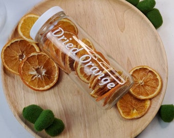 Tarro de naranja seco, 16 oz, Hierbas de bruja, Brujería, Suministros de boticario, Pagano, Wiccan, Herramientas de altar, Hechizo, Bruja bebé