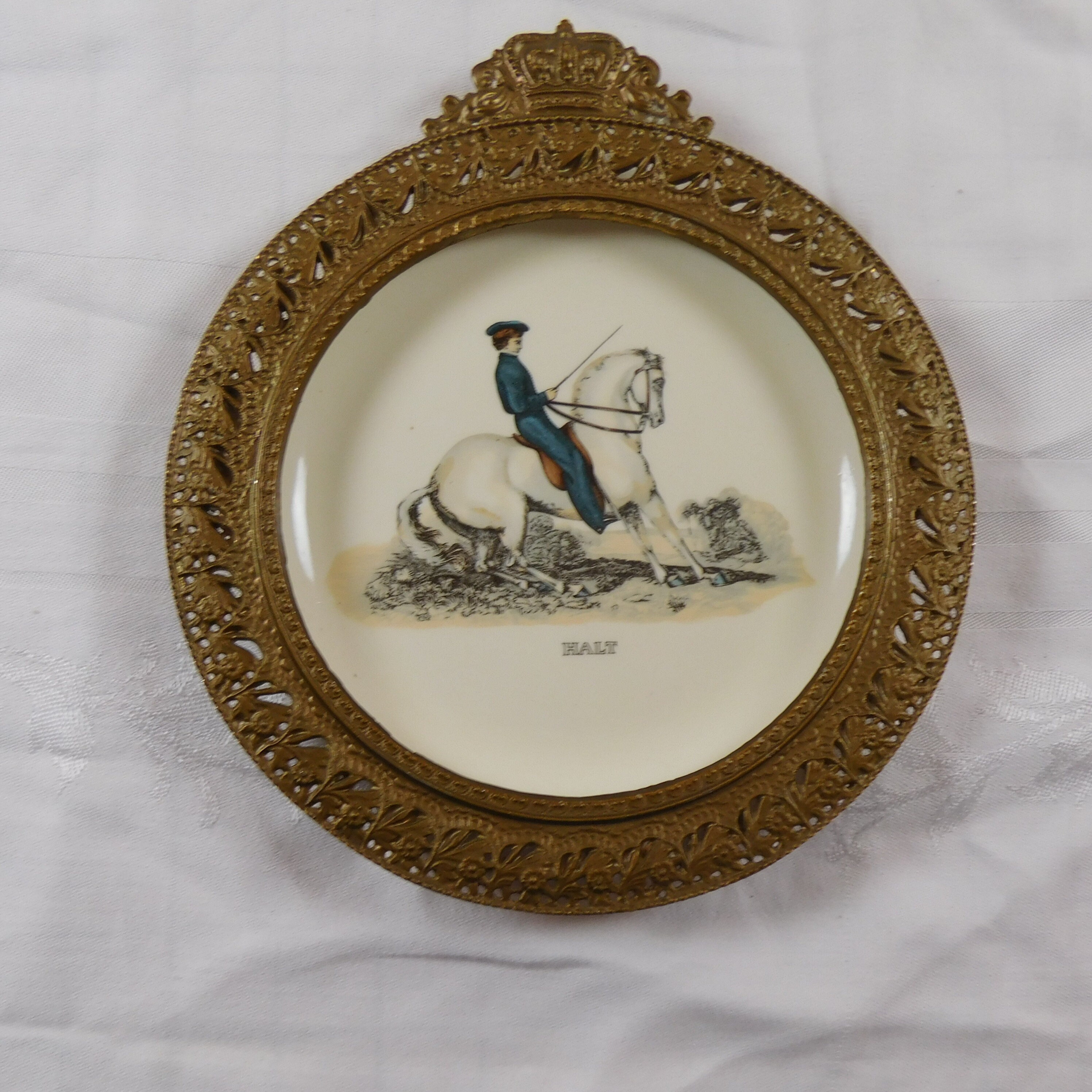 Horse Whisperer Trainer Halt Hand Painted Decorative Etsy UK