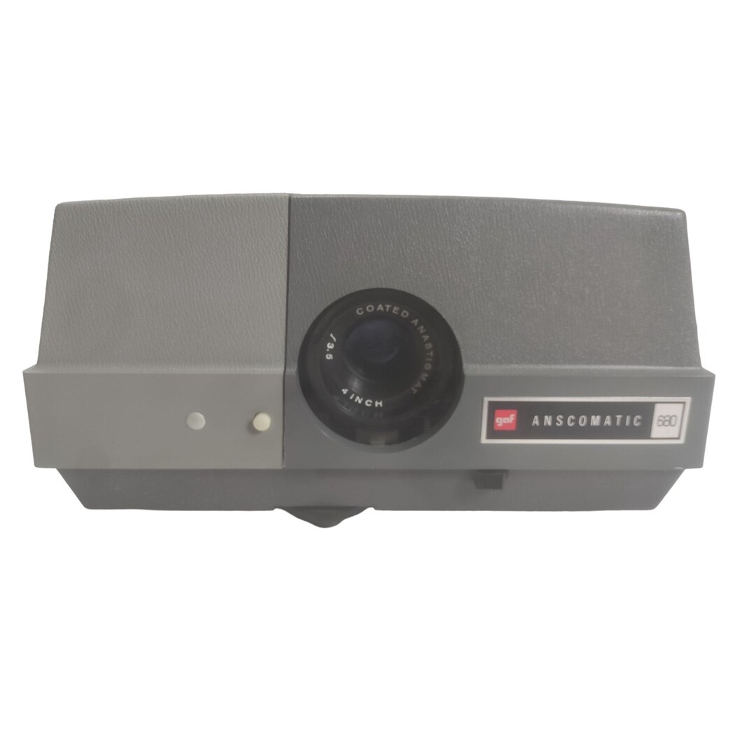 Vintage 660 Slide Projector GAF F 3.5 Powers Up Etsy