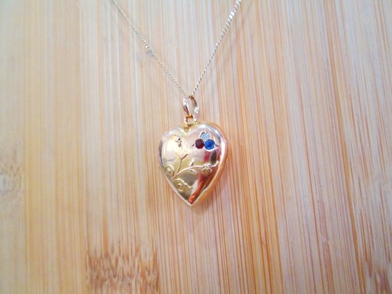 Antique Victorian 15ct Yellow Gold Heart Locket O… - image 2
