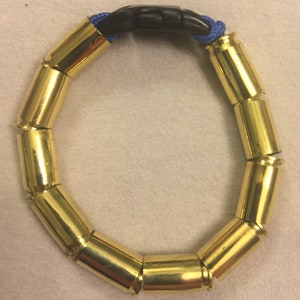 Brass .380 caliber bracelet