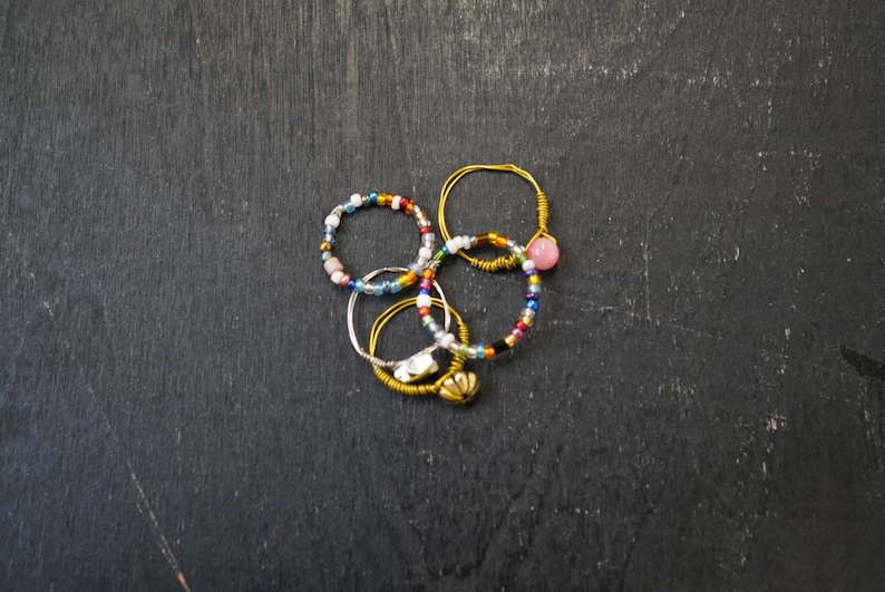 Set Of Surprise Wire Rings