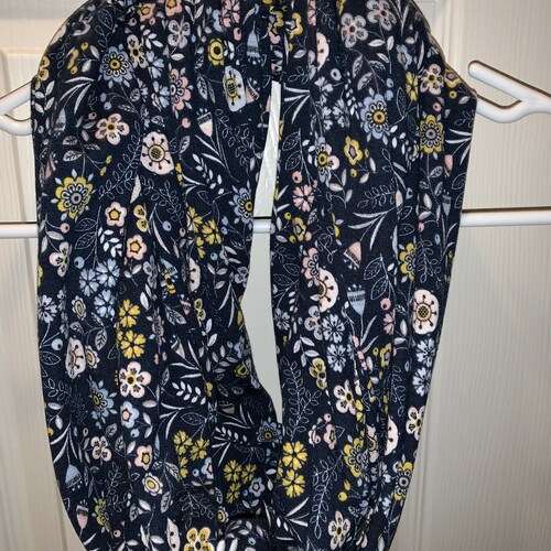 Hidden Pocket Infinity Scarf Thea Travel Accessory for Etsy
