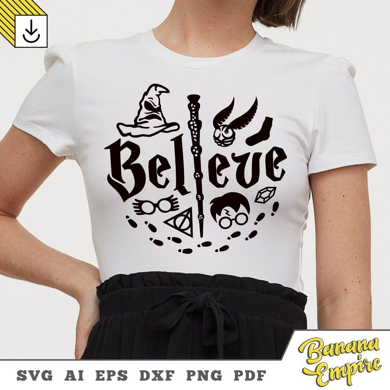 Believe in Magic svg inspired by Harry Potter svg PNG | Etsy