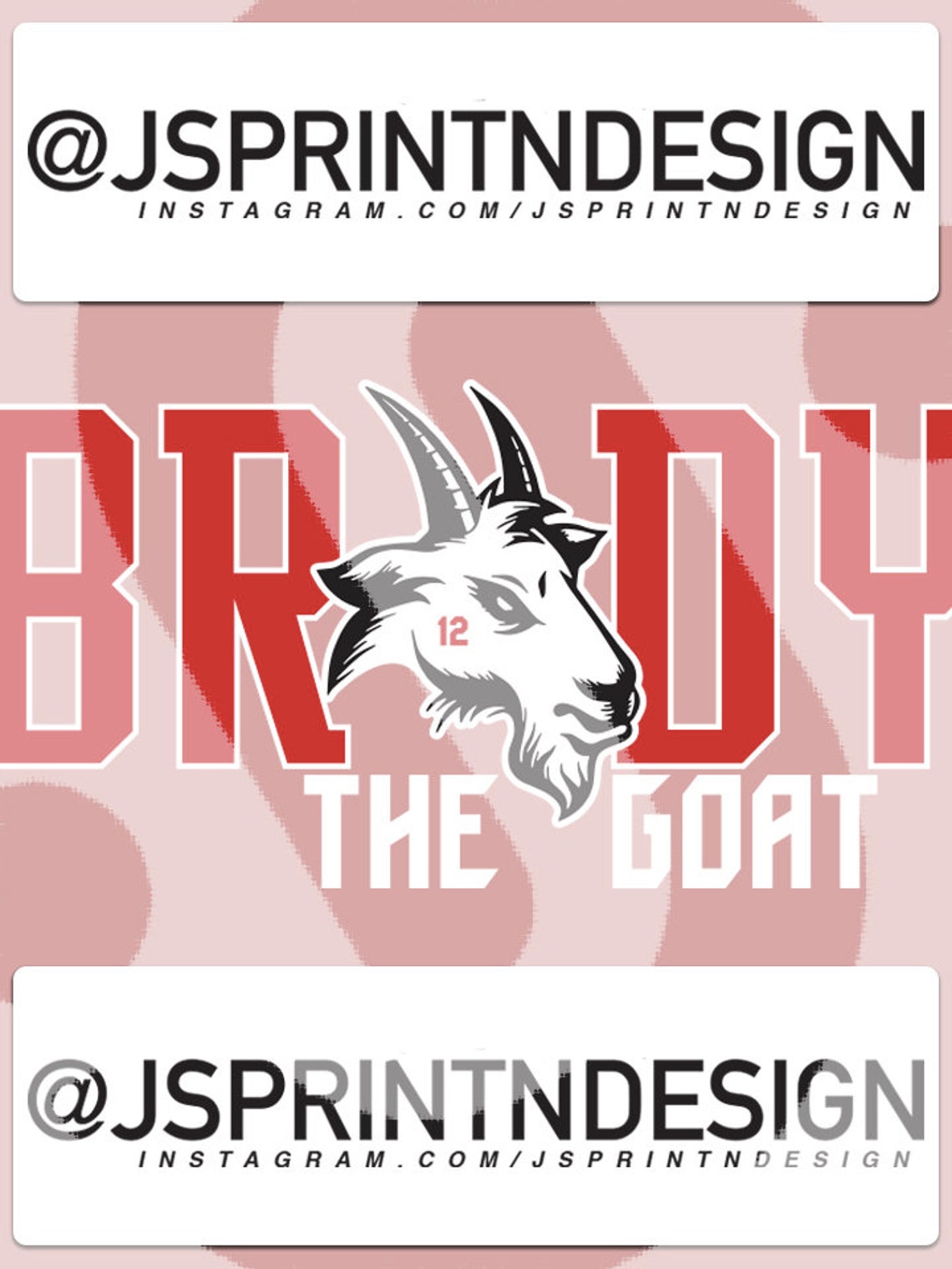 Tom Brady the Goat Digital Cut File Pdf,png, SVG for Silhouette Cameo ...