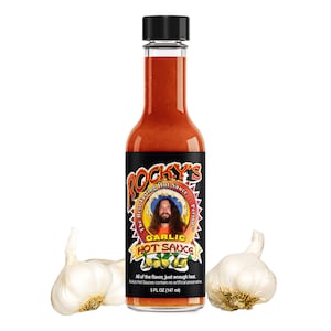 Rocky&#39;s Garlic Hot Sauce – Medium Heat - 5oz