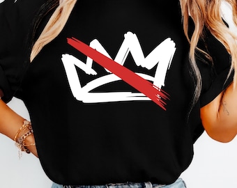 No Kings in America SVG PNG | Anti Trump Protest Design | Anti MAGA Political Clipart | Crown No Kings Graphic | Nope Kings Vector Art