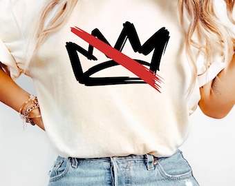 No Kings in America SVG PNG |Anti Trump Protest Design |Anti MAGA Political Clipart | Crown No Kings Graphic |Nope Kings Vector Art