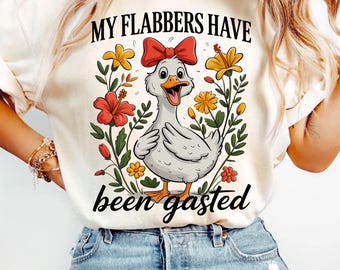 Mis flabbers han sido gaseados png, regalo de broma, humor de ganso grosero, animal sarcástico png, humor de ganso sarcástico png, actitud, humor adulto, ganso divertido png