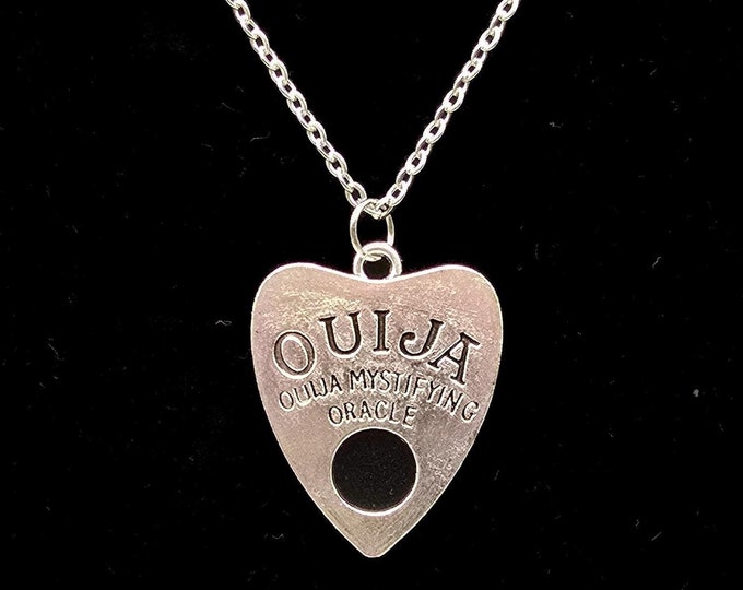 Planchette charm necklace