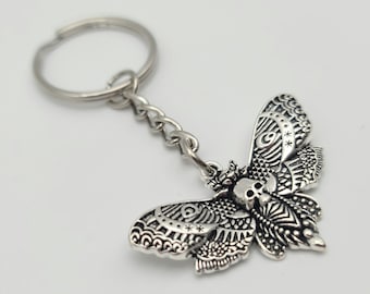 Deaths head hawkmoth keychain