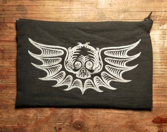 Winged skull case