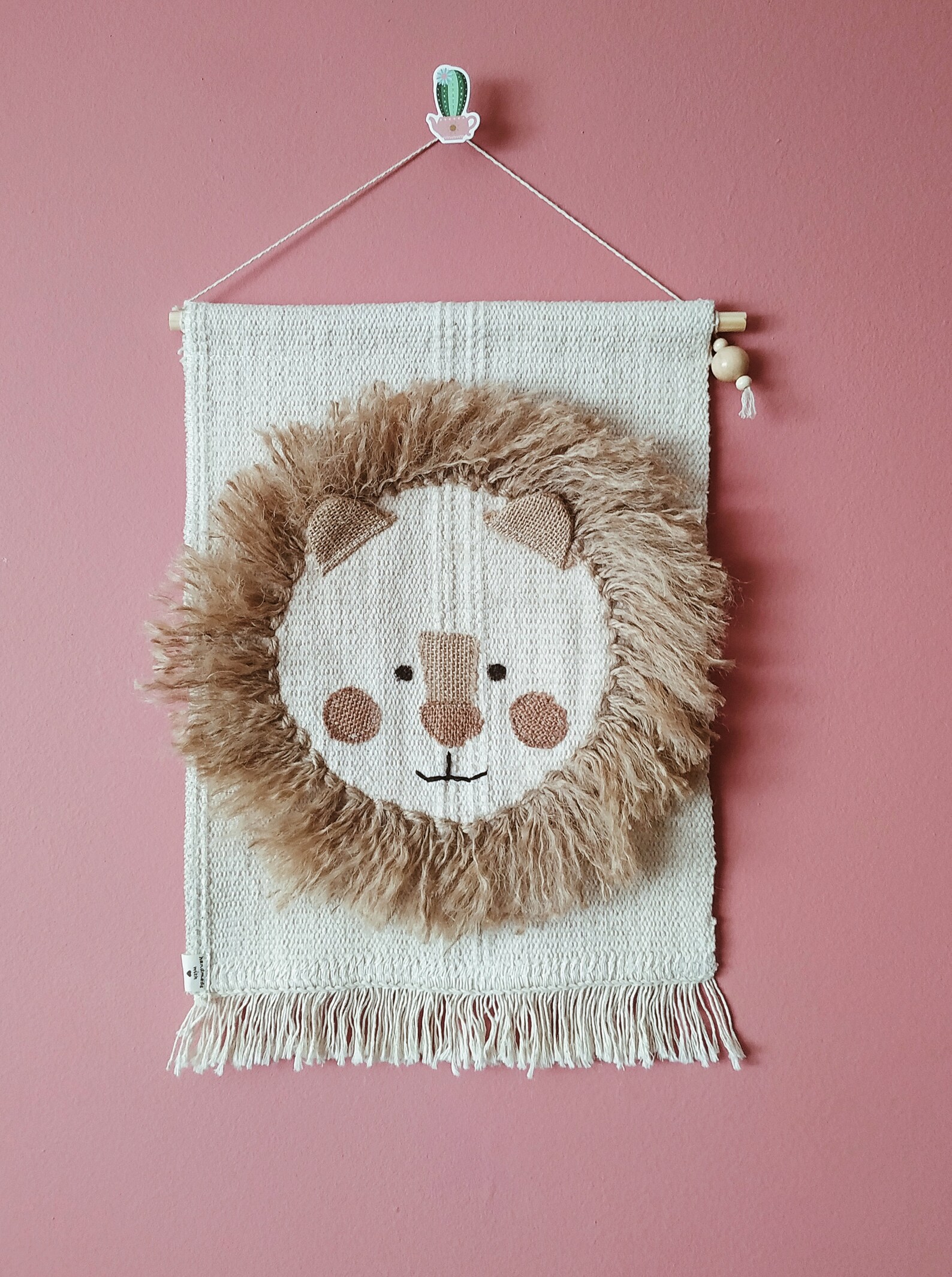 Lion wall hanging/ nursery decor/ ecofriendly/ lion head Etsy
