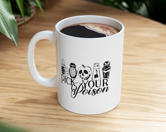 Pick Your Poison Disney Villain Ceramic Mug 11oz