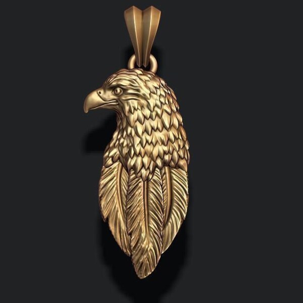 Gold eagle pendant meaning Clearance